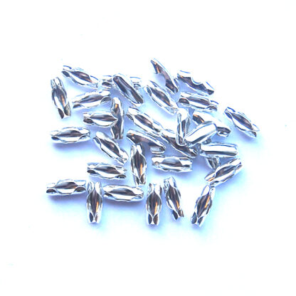 Kedjetillbehör lås, 10 x 3.2 mm, Silver Plated, 50 st