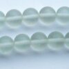 Runda frostade, 10 mm, Vit, 10 st