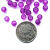 Runda frostade, 6 mm, Lila, 100 st - Bild 3