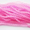 Runda frostade, 6 mm, Rosa, 100 st