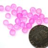 Runda frostade, 6 mm, Rosa, 100 st - Bild 3