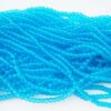 Runda frostade, 6 mm, Turkos, 100 st