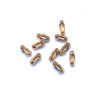 Kedjetillbehör lås, 8 x 3 mm, Guld Plated, 10 st
