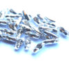 Kedjetillbehör lås, 10 x 3.2 mm, Silver Plated, 50 st - Bild 2
