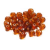Fasettpärlor, 8 x 6 mm, Ljusbrun, 30 st - Bild 2