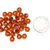 Fasettpärlor, 8 x 6 mm, Ljusbrun, 30 st - Bild 3
