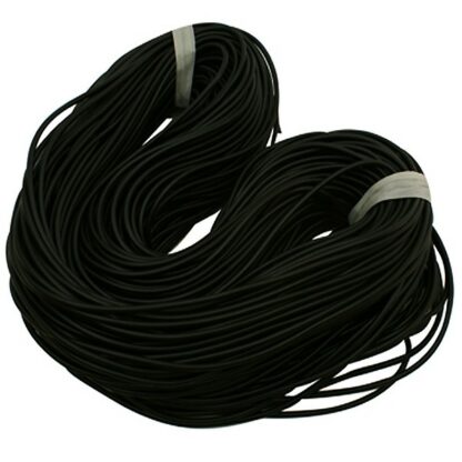 Smyckesslang, 2 mm, Svart, 1 m