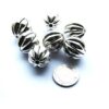 Akrylpärlor stora pumpor, 22 x 21.5 mm, Antik silver, 3 st - Bild 2