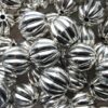 Akrylpärlor stora pumpor, 22 x 21.5 mm, Antik silver, 3 st - Bild 3