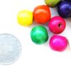 Träpärlor, 13 mm, Blandade, 10 st - Bild 3