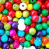 Träpärlor, 13 mm, Blandade, 10 st - Bild 4