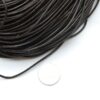 Läderband, 2 mm, Brun, 1 m - Bild 2