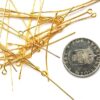 Öglepinne, 45 mm, Guld Plated, ca 50 st - Bild 2