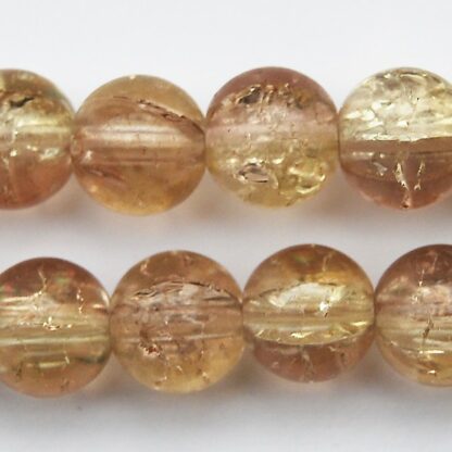 Runda krackelerade, 10 mm, Beige, 10 st