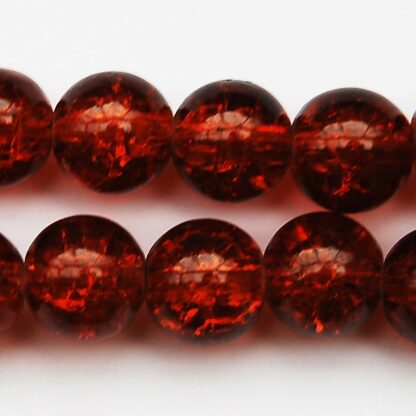 Runda krackelerade, 10 mm, Brun, 10 st
