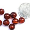 Runda krackelerade, 10 mm, Brun, 10 st - Bild 2