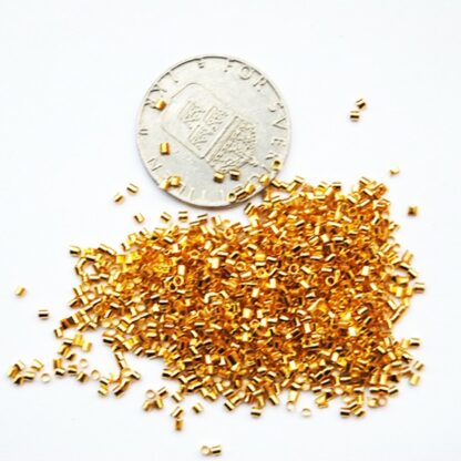 Wireklämmor, 1.5 mm, Guld plated, ca 1000 st - Bild 3