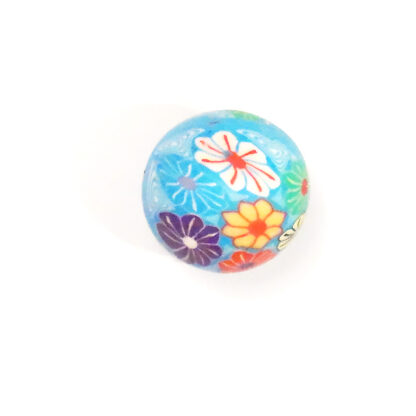 Fimo mönstrad, 20 mm, Blandad, 1 st