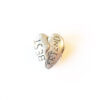 Berlock "best friend", 12 x 11 mm, Antik silver, 1 st