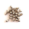 Avslutsdel, 10 x 7 mm, Antik silver, 25 st