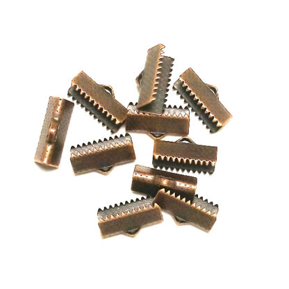Avslutsdel, 16 x 8 x 5 mm, Kopparröd, 10 st