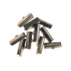 Avslutsdel, 20 x 8 x 5 mm, Svart plated, 10 st