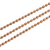 Kulkedja, 2.4 mm, Kopparröd, 1 m - Bild 2