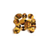 Metallknappar, 2 hål, 14 x 10 mm, Guld plated, 5 st