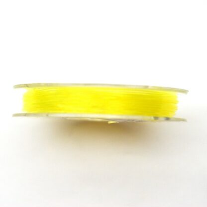 Elastisk tråd rund, 0.6 mm, Gul, 10 m - Bild 2