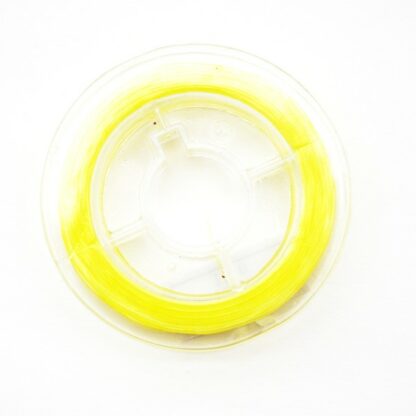 Elastisk tråd rund, 0.6 mm, Gul, 10 m