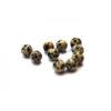 Halvädels runda, 8 mm, Dalmation Jasper, 10 st - Bild 3