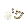 Halvädels runda, 8 mm, Dalmation Jasper, 10 st - Bild 2