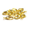 Smyckeslås, 15 mm, Guld plated, 10 st - Bild 2