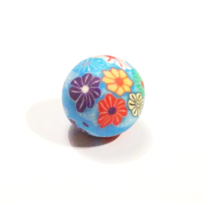 Fimo mönstrad, 20 mm, Blandad, 1 st - Bild 2