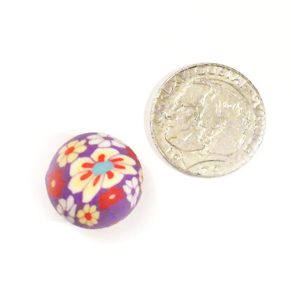 Fimo mönstrad, 20 mm, Blandad, 1 st - Bild 2