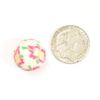 Fimo mönstrad, 20 mm, Blandad, 1 st - Bild 2
