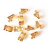 Berlock 4 ever, 12 x 8 mm, Guld plated, 1 st - Bild 2