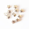 Berlock stjärna, 12 mm, Antik silver, 1 st - Bild 2