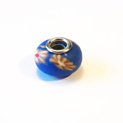 Fimoberlock, 15 mm, Mönstrad, 1 st - Bild 2