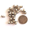 Avslutsdel, 10 x 7 mm, Antik silver, 25 st - Bild 2
