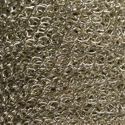Kedja twistad, 8 x 6 mm, Silver plated, 1 m - Bild 3
