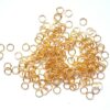 Bindring, 6 mm, Guld plated, ca 100 st