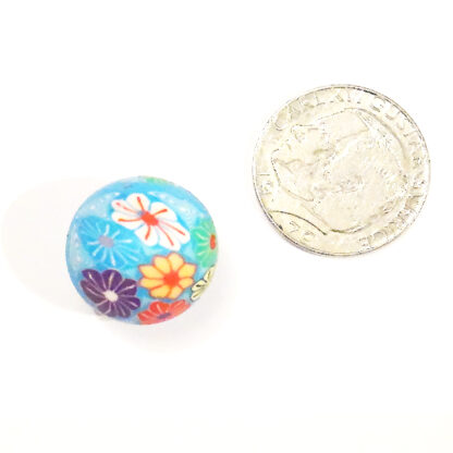 Fimo mönstrad, 20 mm, Blandad, 1 st - Bild 3