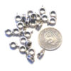 Berlock med hänge, 12 x 8 mm, Antik silver, 1 st - Bild 3
