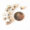 Berlock stjärna, 12 mm, Antik silver, 1 st - Bild 3
