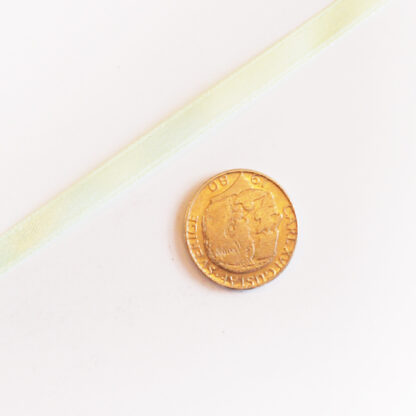 Satinband, 6 mm, Mintgrön, 10 m - Bild 3
