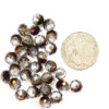 Fasettpärlor, 8 x 5.5 mm, Gråolja, 30 st - Bild 3