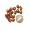 Syntet pärlor, döskallar, 9 x 7 mm, Brun, 20 st - Bild 3