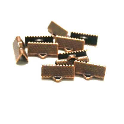Avslutsdel, 16 x 8 x 5 mm, Kopparröd, 10 st - Bild 3