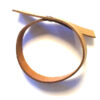 Läderimitation, 15 x 1.5 mm, Brungul, 25 cm - Bild 3